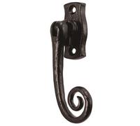Loops Right Handed Espagnolette Window Fastener Locking Black Antique 24mm X 58mm