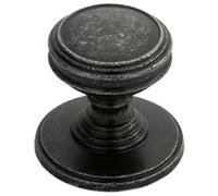 Loops Ringed Tiered Cupboard Door Knob 25mm Diameter Pewter Cabinet Handle Loops Multicolor