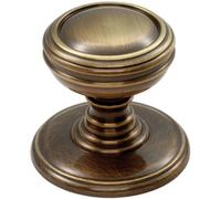 Loops Ringed Tiered Cupboard Door Knob 30mm Diameter Bronze Cabinet Handle