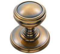 Loops Ringed Tiered Cupboard Door Knob 38mm Diameter Florentine Bronze Cabinet Handle