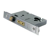 Roller Bolt Euro Profile Deadlock 78mm Depth Satin Stainless Steel Loops Metallics One Size