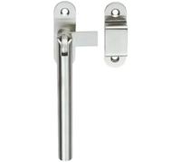 Loops Round Bar Window Fastener 64mm Fixing Centres 124 x 14mm Stainless Steel in Metallics Loops Metallics