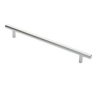 Loops Round T Bar Cabinet Pull Handle 284 X 12mm 224mm Fixing Centres Chrome