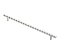 Loops Round T Bar Cabinet Pull Handle 348 X 12mm 288mm Fixing Centres Chrome