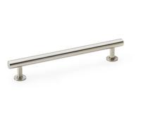 Loops Round T Bar Pull Handle - Satin Nickel - 160mm Centres Solid Brass Drawer Door