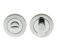 Loops Round Thumbturn Lock and Release With Indicator Bright Stainless Steel