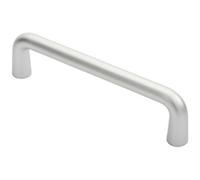 Loops Rounded D Shaped Bar Handle 225mm X 19mm Diameter Satin Anodised Aluminium