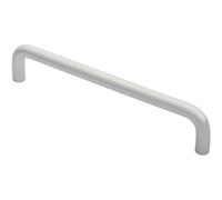 Loops Rounded D Shaped Bar Handle 300mm X 19mm Diameter Satin Anodised Aluminium