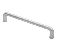 Loops Rounded D Shaped Bar Handle 300mm X 19mm Diameter Satin Anodised Aluminium