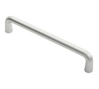 Loops Rounded D Shaped Bar Handle 450mm X 22mm Diameter Satin Anodised Aluminium