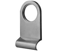 Loops Satin Chrome Plain Cylinder Pulls 86X44mm For Modern Interiors - Door Lock Finger Pull