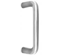Loops Satin Stainless Steel 19mm D Shape Pull Handle - 425mm Length, Grade 201 - Door Handle