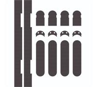 Loops Self Adhesive Intumescent Strip Pack - Ceam Concealed Hinges Smoke Fire Door Set