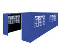 Loops Side Walls Door & Windows For 3X6M Pop-Up Gazebo - Blue - Garden Party Tent