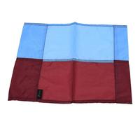 Loops Single All Weather Football Corner Flag - Maroon & Blue - Outdoor Polyester