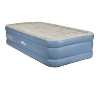 Loops Single High-Raised Inflatable Air Bed With Built-In Electric Pump For Camping And Home Use
