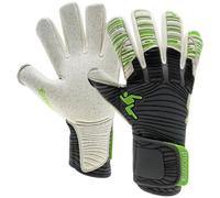 Loops Size 10 Professional Adult Goal Keeping Gloves - Elite 2.0 Black & Quartz Keeper