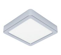 Loops Sleek 15Cm Modern Chrome Square Ceiling Light - Led Home Lighting Solution