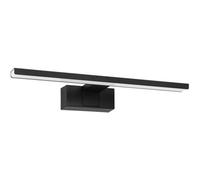 Loops Sleek 60Cm Led Bathroom Wall Light With Modern Black Mirror Design