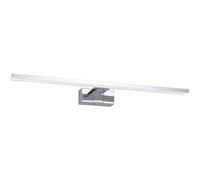 Loops Sleek 60Cm Led Chrome Mirror Wall Light For Modern Bathroom Decor