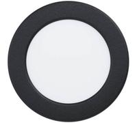 Loops Sleek Black Led Ceiling Light For Modern Indoor Spaces - Minimalist Design