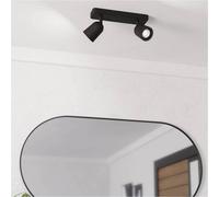 Loops Sleek Black LED Ceiling Spotlight for Modern Indoor Rooms Loops Black
