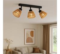 Loops Sleek Black Triple Ceiling Light Fixture For Contemporary Indoor Spaces