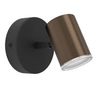Loops Sleek Bronze & Black LED Ceiling Spotlight for Bathroom Lighting Loops Multicolor