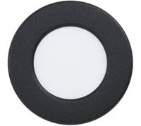 Loops Sleek Modern Black Led Ceiling Light For Indoor Spaces - Stylish Semi-Flush Fixture