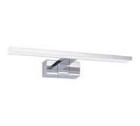 Loops Sleek Modern Chrome Mirror Wall Light - 60Cm Led Fixture For Stylish Bathrooms