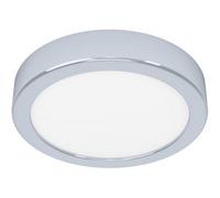 Loops Sleek Modern Chrome Round Led Ceiling Light For Indoor Spaces