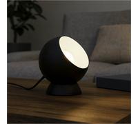 Loops Sleek Modern Design Black Led Table Lamp For Stylish Indoor Home Decor