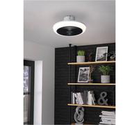Loops Sleek Modern Integrated Led Ceiling Light In White And Black For Indoor Spaces
