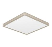 Loops Sleek Modern Satin Nickel Square Ceiling Light For Indoor Spaces