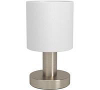Loops Sleek Modern Satin Nickel Table Lamp For Stylish Indoor Lighting