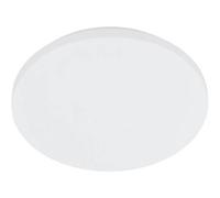 Loops Sleek Modern White Led Ceiling Light Fixture For Indoor Bathroom Spaces