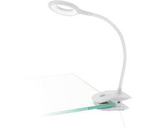 Loops Sleek Modern White Led Table Lamp For Indoor Home Decoration