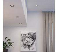 Loops Sleek Satin Nickel Ceiling Spotlight For Modern Home Interiors