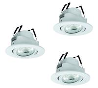 Loops Sleek White Ceiling Spotlight For Contemporary Indoor Lighting