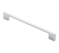 Loops Slim D Shape Pull Handle 220 x 8.5mm 192mm Fixing Centres Polished Chrome Loops Multicolor