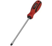 Loops Slotted 6 x 150mm Screwdriver with Soft Grip Handle - Chrome Vanadium Shaft Loops Multicolor