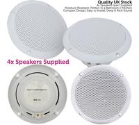 SMART HOME Bluetooth Amplifier & 4x Ceiling Mini Speaker Kit Compact HiFi Amp