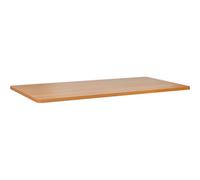 Loops Spacious 1400mm X 700mm Oak Rectangular Desktop For Standing Desks