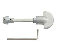 Loops Spare Slim Thumbturn Lock and Release Handle - 67mm Spindle - Satin Chrome | Locking Thumb Turn and Release Handle - Screwless Rose - for Use with Lever on Rose Door Handles