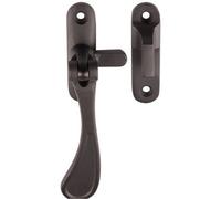 Loops Spoon End Reversible Casement Window Fastener Handle 103mm Length Matt Bronze