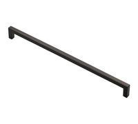 Loops Square Block Handle Pull Handle 330 x 10mm 320mm Fixing Centres Matt Black Loops Black