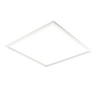 Loops Square Frame LED Ceiling Panel Light - 590 x 590mm - 40W Cool White LED Loops White