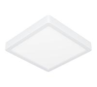Loops Square LED Ceiling Light - Indoor Stylish White Semi Flush Fixture Loops White