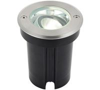 Loops Stainless Steel Drive Over IP67 Ground Light - 6W Cool White LED - Tilting Head in Metallics Loops Metallics
