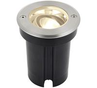 Loops Stainless Steel Drive Over IP67 Ground Light - 6W Warm White LED - Tilting Head in Metallics Loops Metallics